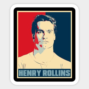 Henry Rollins Hope Poster Art Sticker